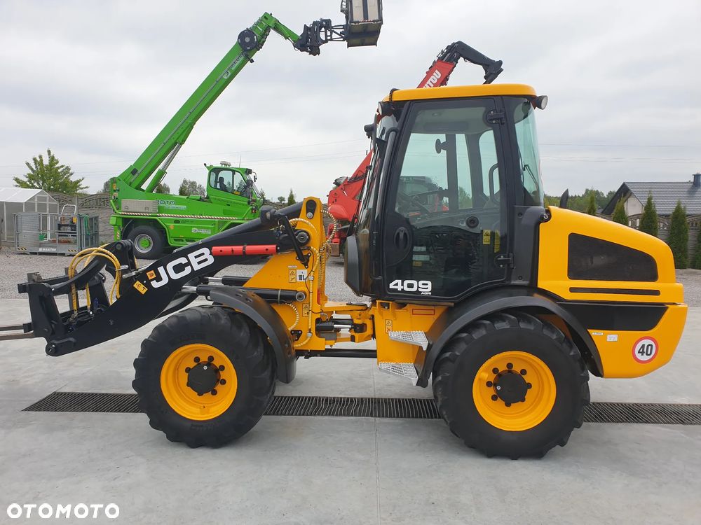 JCB 409 AGRI 40KM/H WIDŁY/ŁYŻKA SPROWADZONA SUPER STAN - 2