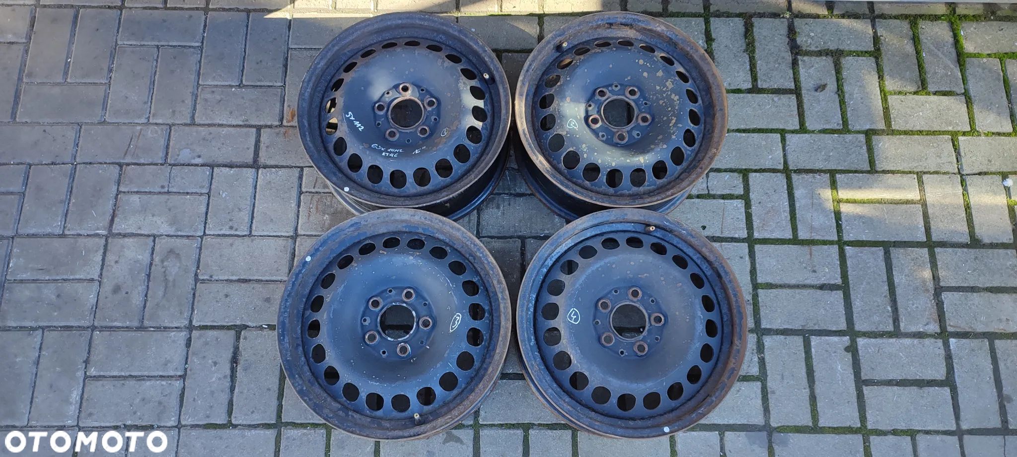 FELGI 1694000602 5x112 6Jx16 CALI ET46 MERCEDES W169 A KLASA  B KLASA 4 SZTUKI KOMPLET - 1