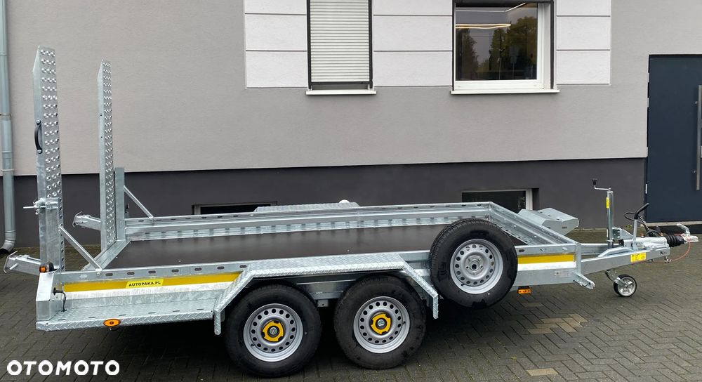 Wark 35/37 Przyczepa Podkoparkowa 370X180 CM, DMC 3500 KG z najazdami stalowymi 170 CM - 3