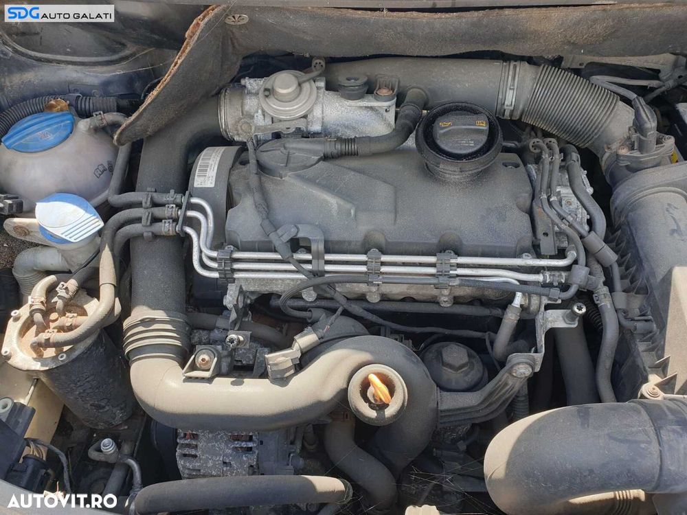 Motor Ambielat FARA Anexe 1.9 TDI 77KW 105CP BXE Skoda Octavia 2 2004 - 2013 [X4091] - 1