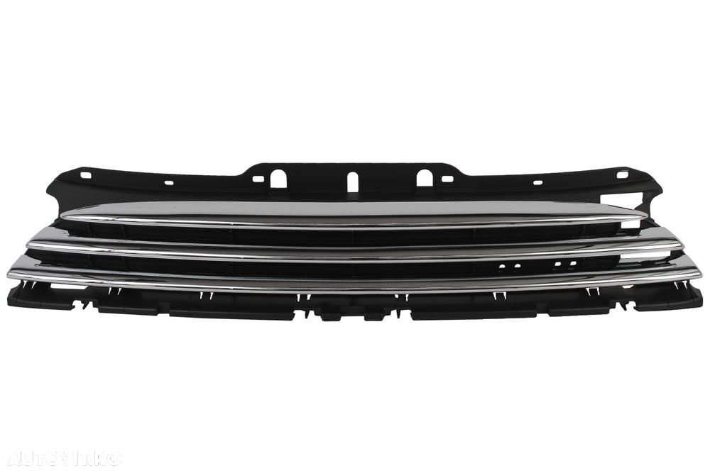 Grila radiator Mini COOPER D 07.2007-2015, 51117317264, 510205-1 cu ornament cromat - 1