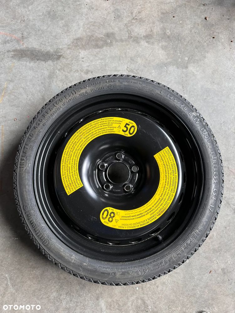 Koło dojazdowe Audi A4 B9 8W 8W0601027B 8W0601027 125/70 R19