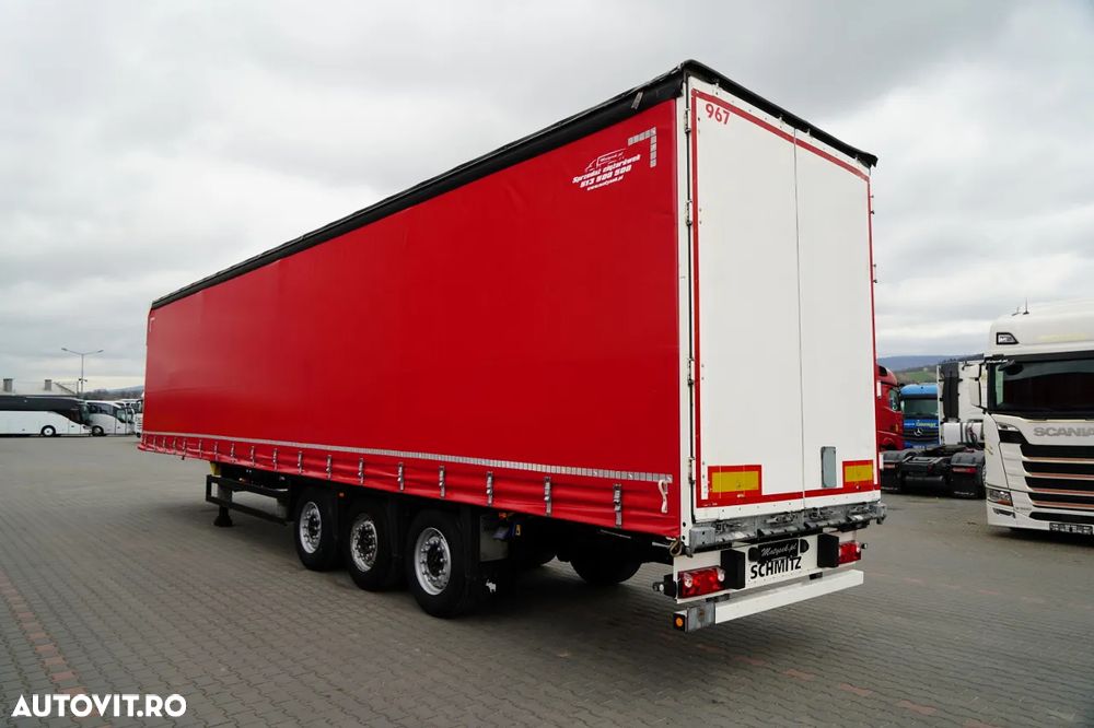 Schmitz Cargobull CORTINĂ / JOLODA / REMORCA RODA / VARIOS / 385/55 R22.5 / ACOPERIȘ CULISANT - 3