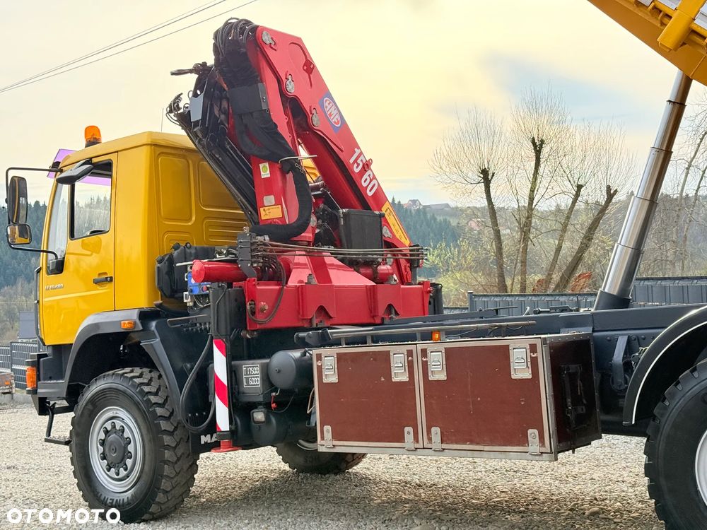 MAN * MAN LE 18.280 * HDS HMF 1560 * Kiper Wywrotka * 4x4 * Sprowadzony * Energetyka * - 30