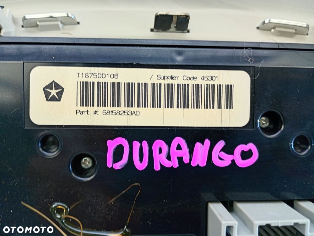 Panel Klimatyzacji Tył 68158253ad Dodge Durango Iii 3.6 2014-2020 - 4
