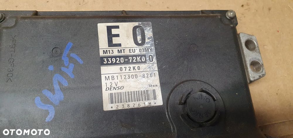 Komputer sterownik silnika Suzuki Swift IV 33920-72K00 - 4