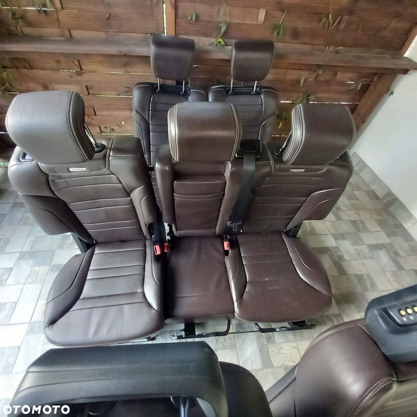 Fotel Fotele Kanapa wnętrze Mercedes GLS X166 AMG 7 MIEJSC MONITORY 15-19R - 7