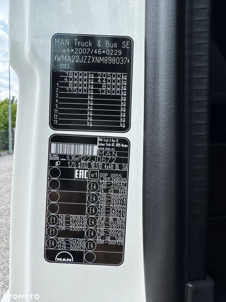 MAN TGS 18.510, HYDRODRIVE - 4x4, HYDRAULIKA, - 40