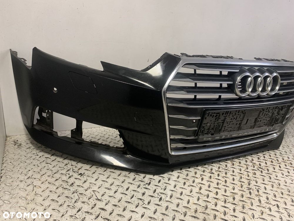 ŁADNY NIEUSZKODZONY ZDERZAK GRILL PRZEDNI PRZÓD AUDI A4 B9 S-LINE 15-19 4xPDC SPRYSKI 8W0807437 - 4