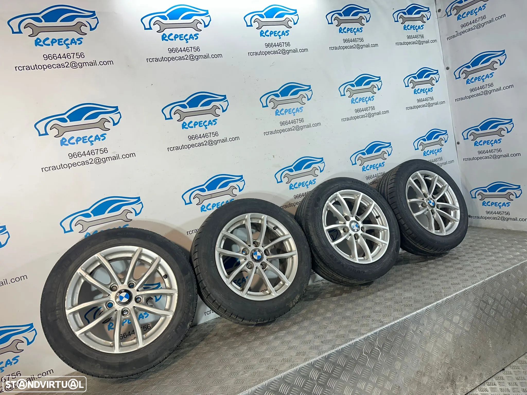 .Conjunto Jantes 16 Originais BMW Style 378 5x120 ET40 7J 6796202 - 1