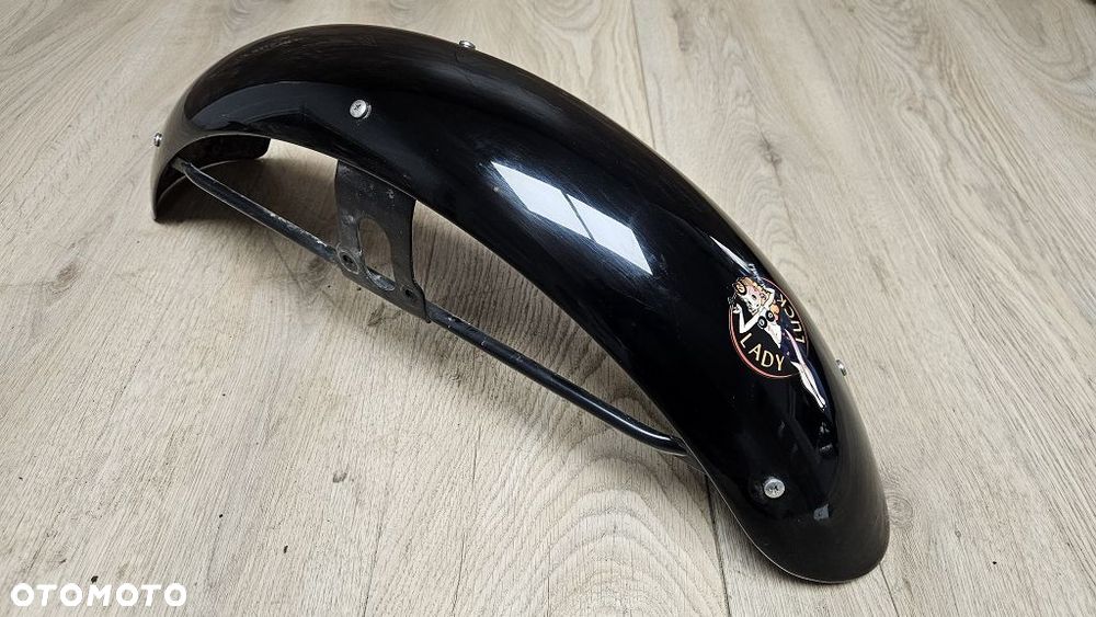 Przedni Błotnik Motocyklowy Metalowy Custom Retro - 2
