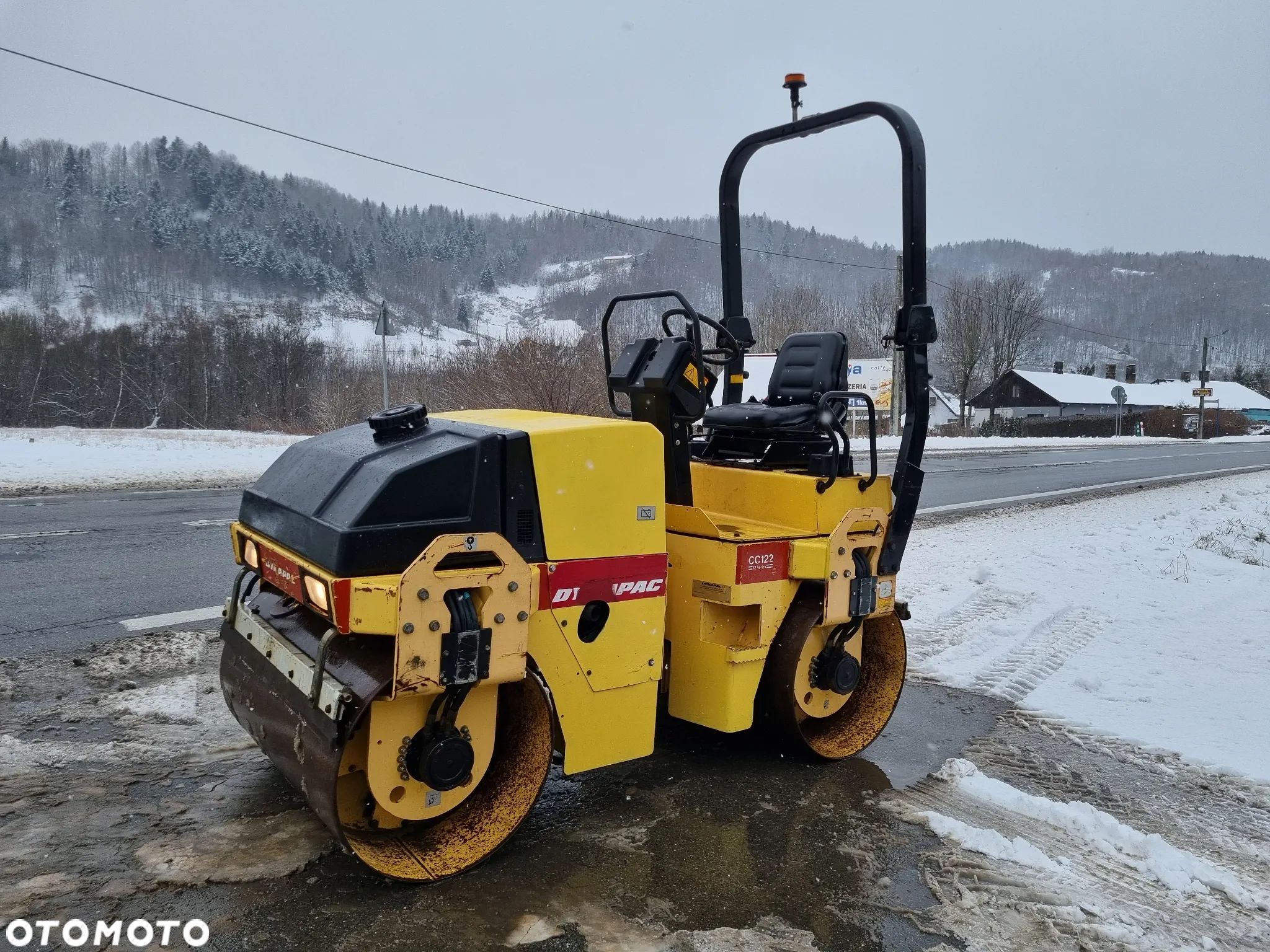 Dynapac CC122 Walec Drogowy 3tony Import Norwegia 2009rok JAK NOWY 1590 Mtg ubijanie tył lub przód Zraszacz Wszystko w Oryginale - 1
