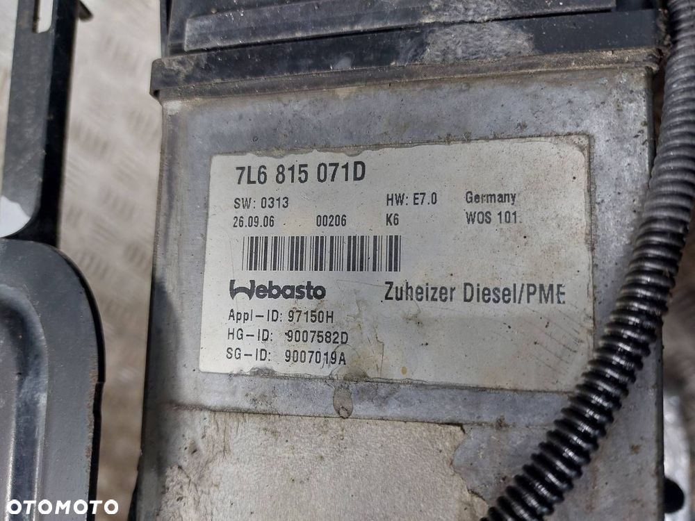 WEBASTO OGRZEWANIE POSTOJOWE VOLKSWAGEN TOUAREG I 7L6815071D ID: 238206 - 3
