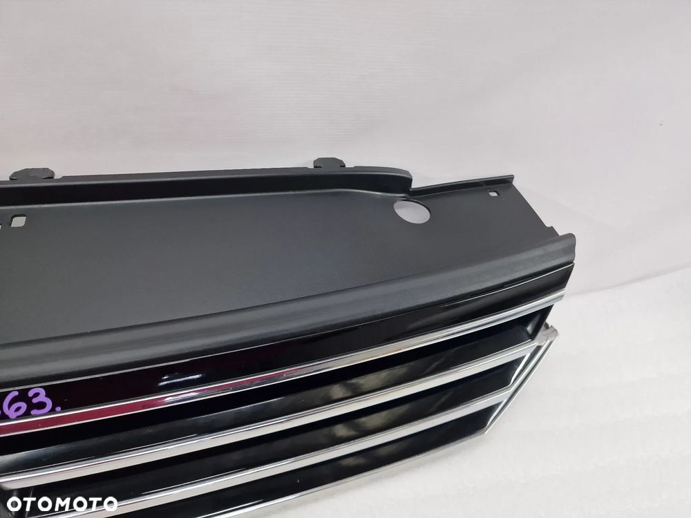 VW PASSAT B8 3G0 15-  ATRAPA / GRILL PRZEDNI PRZÓD NA WĄSKĄ GÓRNĄ LISTWĘ / CHROM , NR 3G0853651 / 3G0853651A / 3G0853653 , NR AUKCJI GL263 - 4