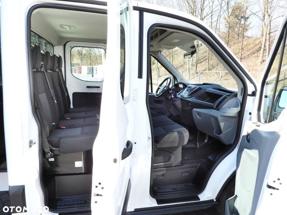 Ford TRANSIT WYWROTKA TROJSTRONNA PODWÓJNA KABINA DOKA 7 MIEJSC TEMPOMAT BLIŹNIACZE KOŁA KLIMATYZACJA  130KM - 38