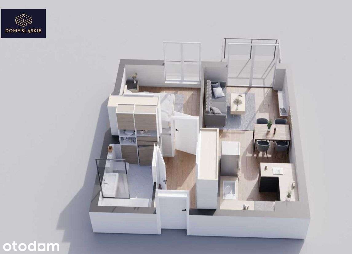 B27 - 2 pokoje + balkon