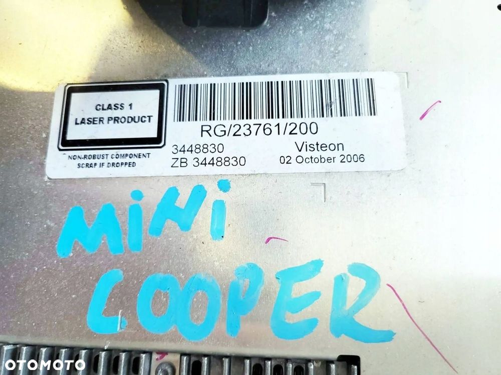 MINI ONE COOPER COUPE R56 RADIO CD RG23761200 3448830 - 5