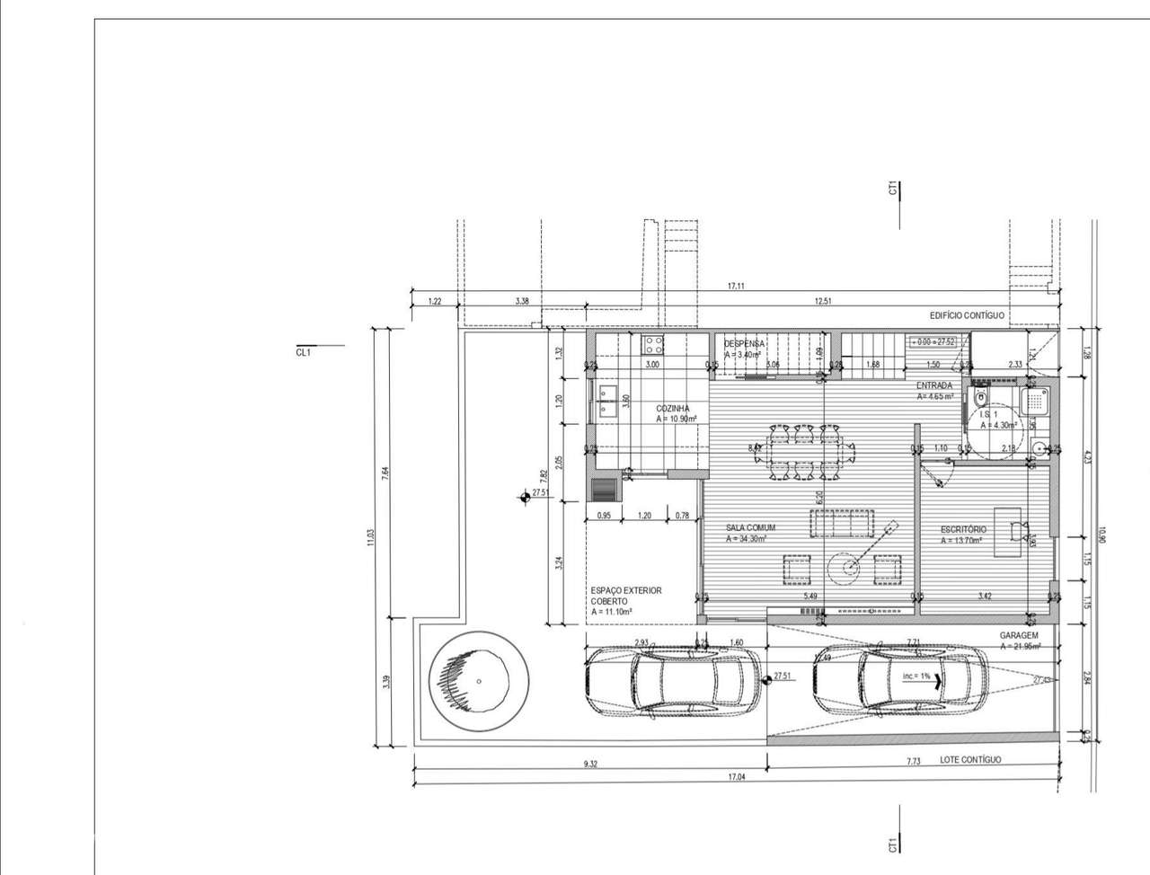Moradia Geminada V4 de Arquitetura Moderna | Entroncamento - Grande imagem: 4/5