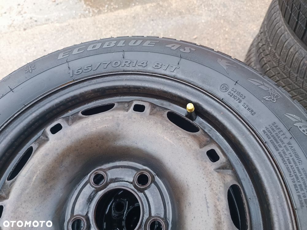 5x100 Felgi Stalowe Stal 14 Koła Letnie Całoroczne SKODA FABIA PRAKTIK ROOMSTER RAPID SEAT IBIZA CORDOBA TOLEDO IV 4 VW FOX POLO Legnica ALU-RAD 165/70 5,5-6,5mm - 5