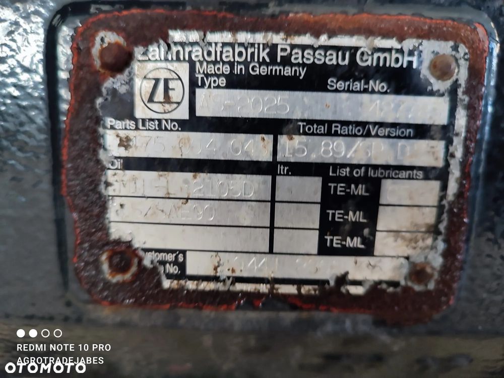 Most napędowy   AS - 2025  1277   Deutz-fahr K100 Agrotron - 13