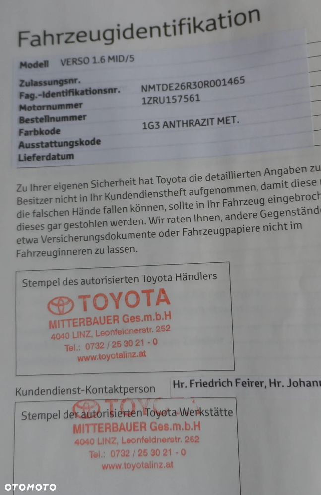 Toyota Verso 1.6 5-Sitzer Life - 24