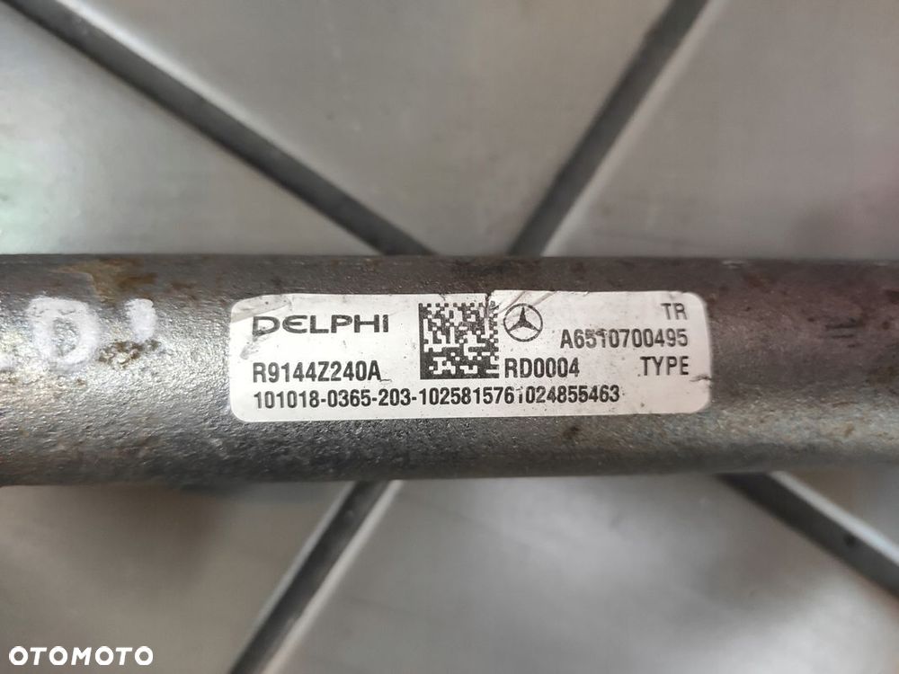 MERCEDES OM651 2.2 CDI LISTWA WTRYSKOWA CZUJNIK KOMPLET ORYG - 8