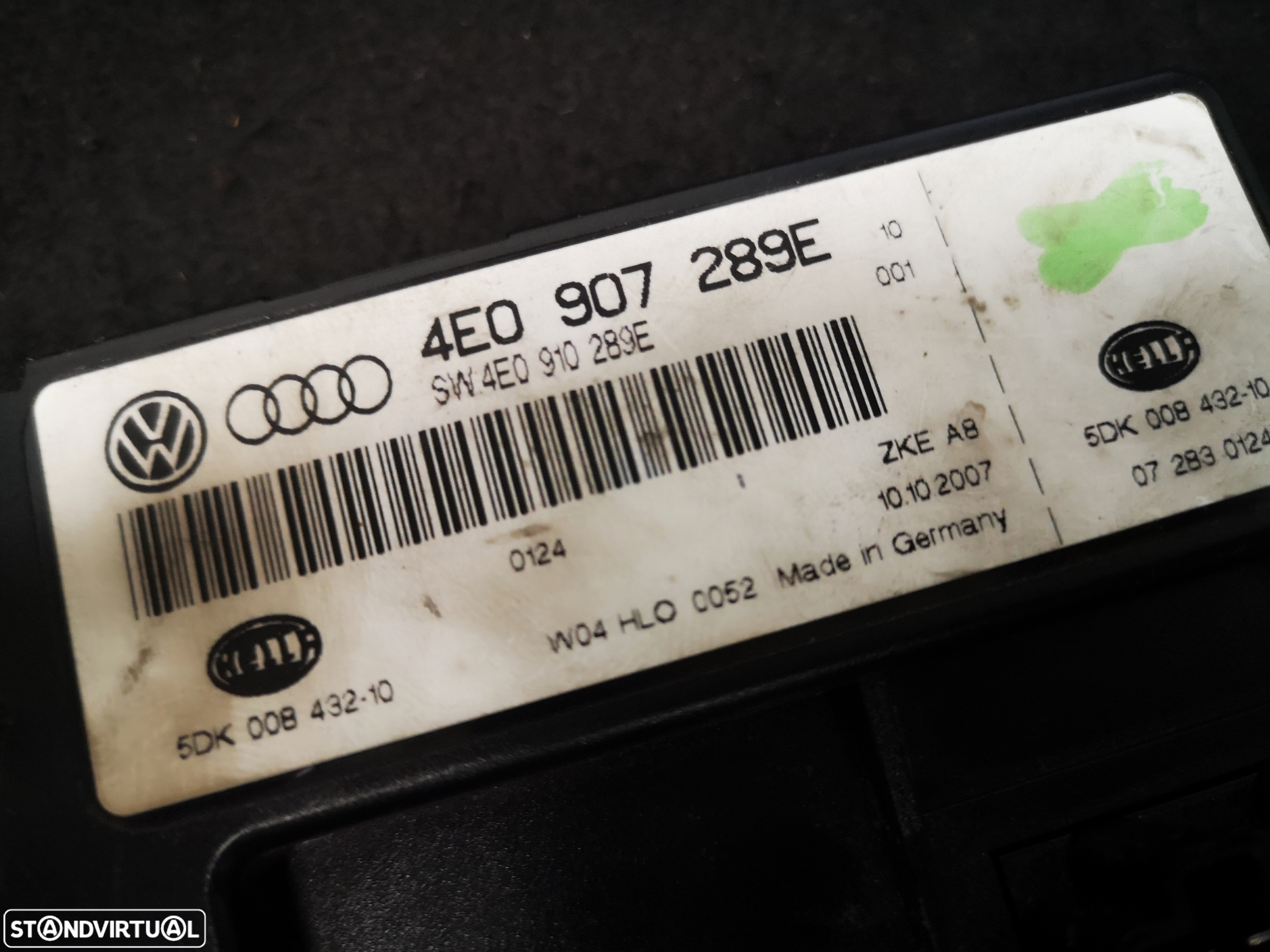 Centralina modulo  confort Audi a8 d3 4e0 2003-2009 (3x no estoque) - 4