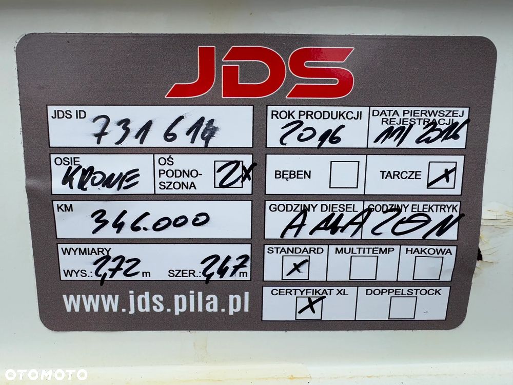 Krone Izoterma, 2 osie podnoszone!!, AMAZON!! - 31