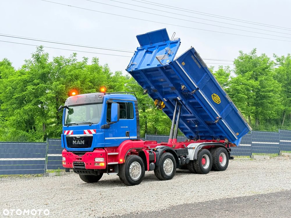 MAN * Kiper Bordmatic * MAN 35.480 TGS * Wywrotka * Napęd 8x4 * Sprowadzony * Euro 5 * - 1
