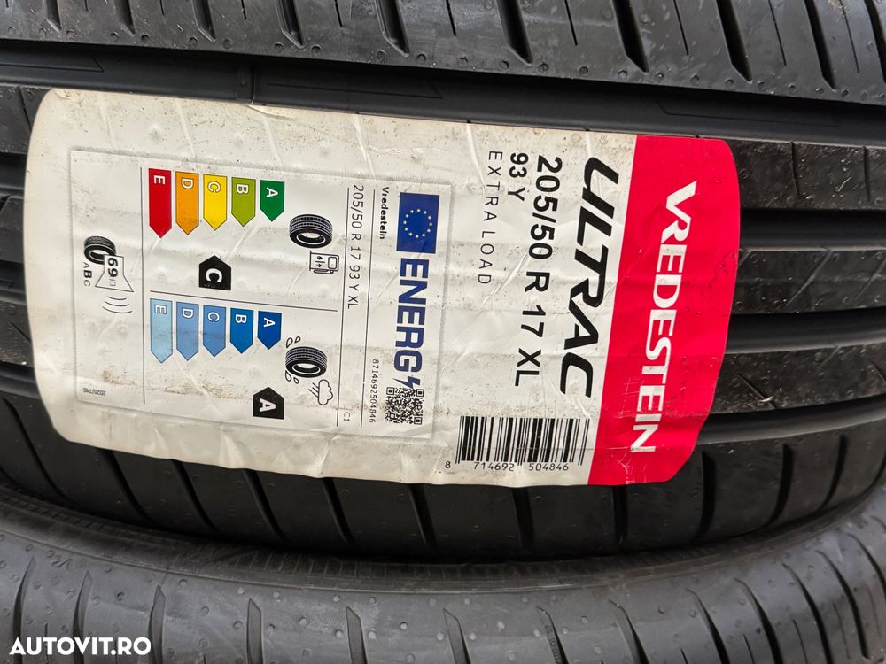 Vând 4 anvelope 205/50/17 vredestein de vară noi - 2