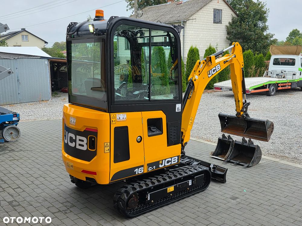 JCB JCB 16 C-1 mini koparka 3 łyżki szybkozłącze 19c1 sprowadzona 8018 serwisowana - 21