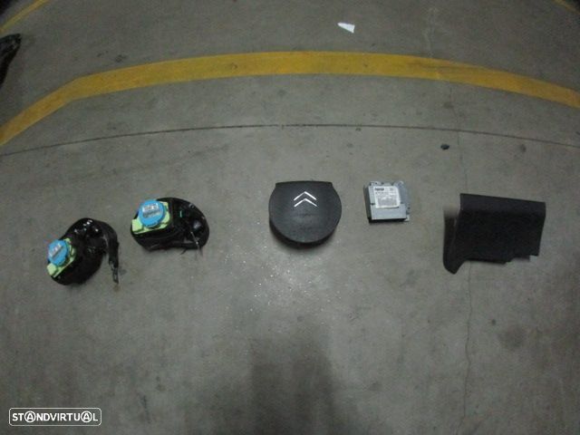Kit Airbags 9654247280 96542463ZD 9664217980 96600568ZD 9654964477 9654964377 CITROEN GRAND C4 PICASSO I 2007 1.6HDI 110CV 5P CINZENTO BEGE E PRETO - 6