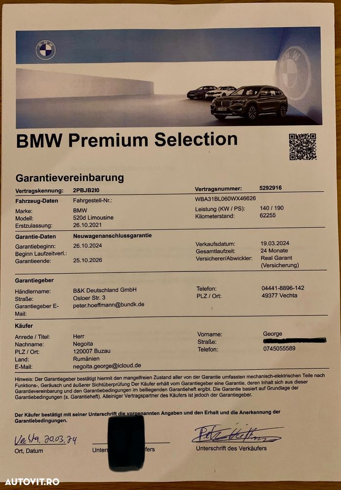 BMW Seria 5 520d Aut. - 11