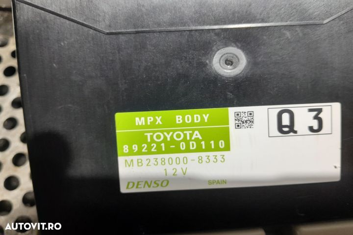 Modul confort 89221-0D110 89221-0D110 Toyota Yaris XP130 [2011 - 2014 - 2