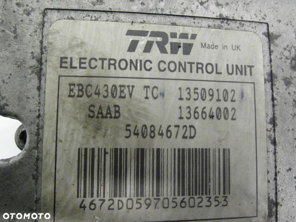 POMPA ABS SAAB 9-3 II 13509102 54084672D 12789522 - 6