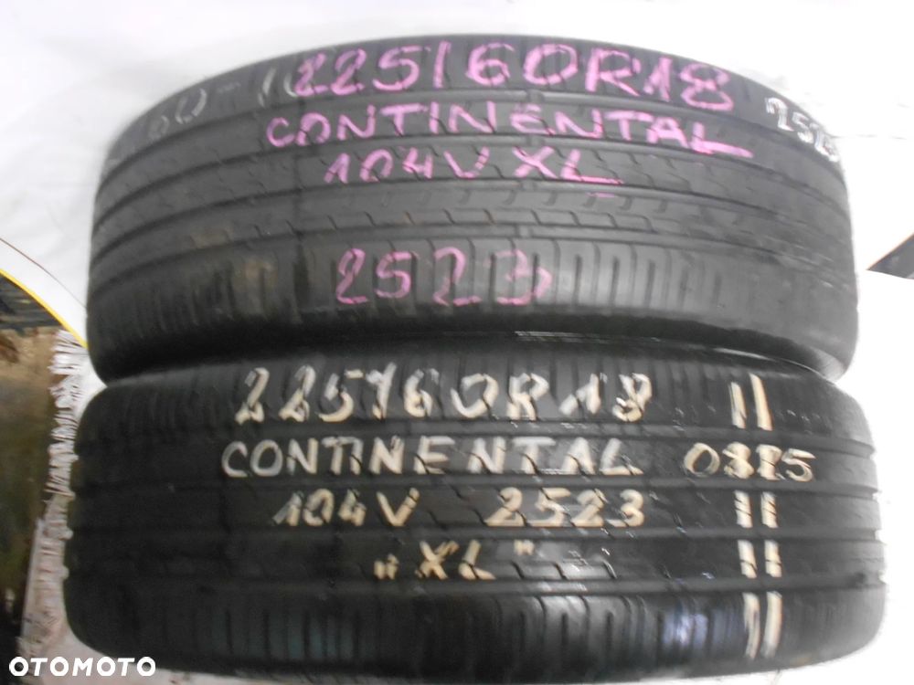 OPONY 225/60R18 CONTINENTAL ECO CONTACT 6 XL DOT 2523 7MM - 1