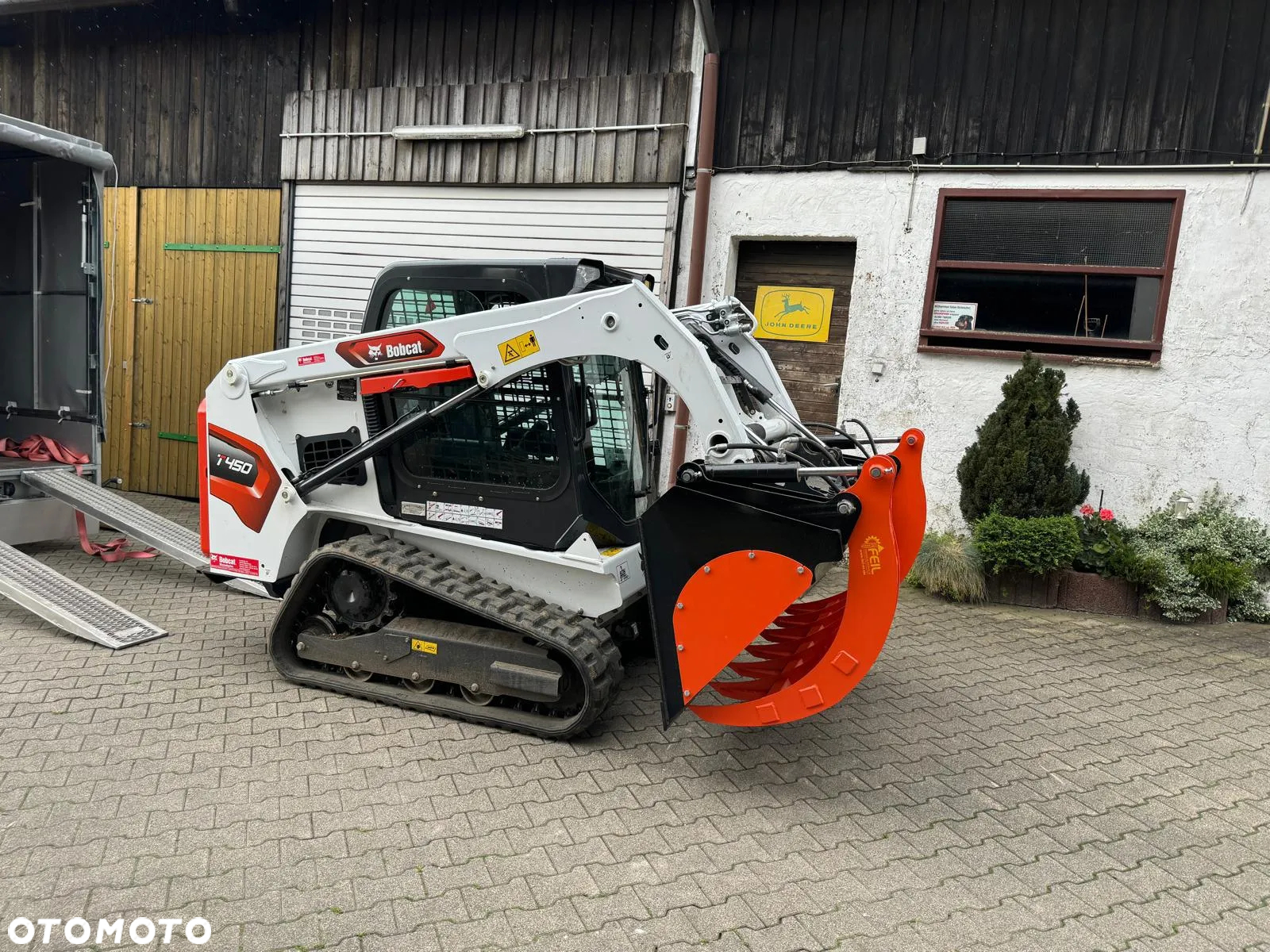 RATY!  Łyżko-krokodyl palony, 140 cm, bobcat, giant, euro, mx, faucheux - 2