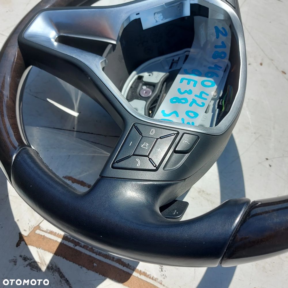 KIEROWNICA SKORA DREWNO MULTIFUNKCYJNA MERCEDES CLS W218 E W212 C W204 ORYGINAL DEMONTAZ 2184604203 - 3