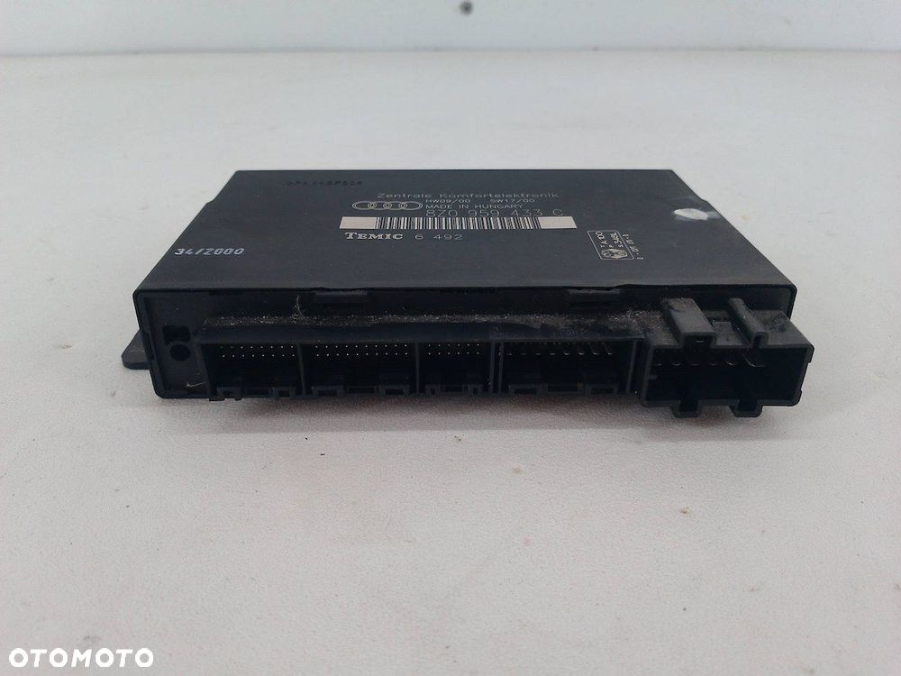 MODUŁ KOMFORTU AUDI A2 8Z0959433C TEMIC 1.4 16V - 1