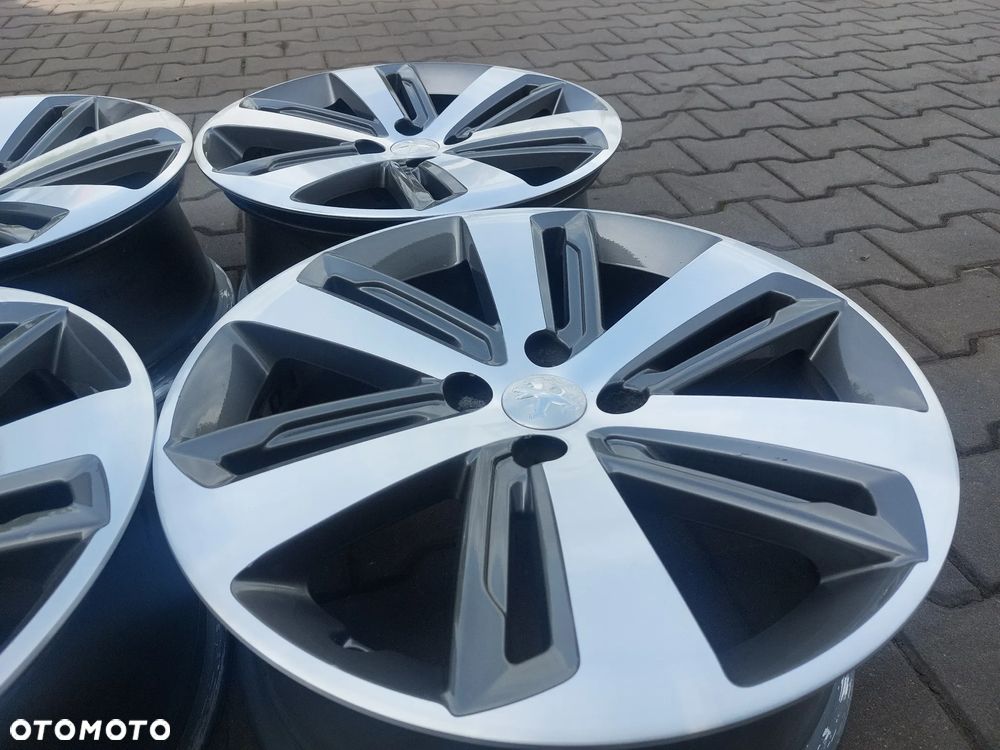 PEUGEOT 2008 3008 5008 FELGI ALUFELGI R18 7.5J ET29 4X108 OE PEUGEOT 9802462477 JAK NOWE! PROSTE! - 8