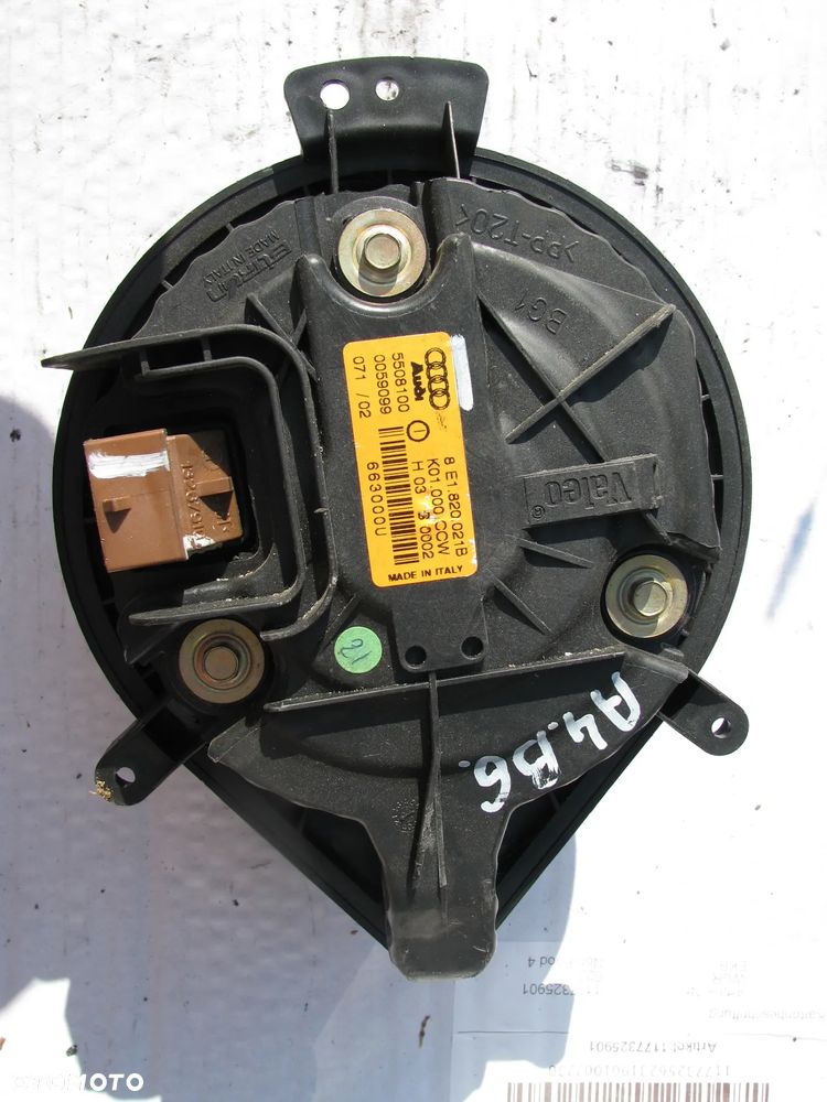 WENTYLATOR DMUCHAWA 8E2820021E AUDI A4 B6 B7 - 1