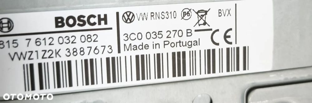VW GOLF VI 10r RADIO FABRYCZNE NAWIGACJA 3C0035270B - 3