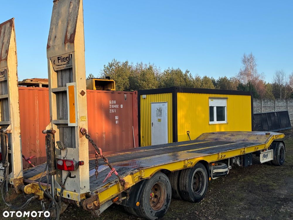 Fliegl DTS 300 DMC 30ton 2007r elektr najazdy 3 osie haki, balkon - 4