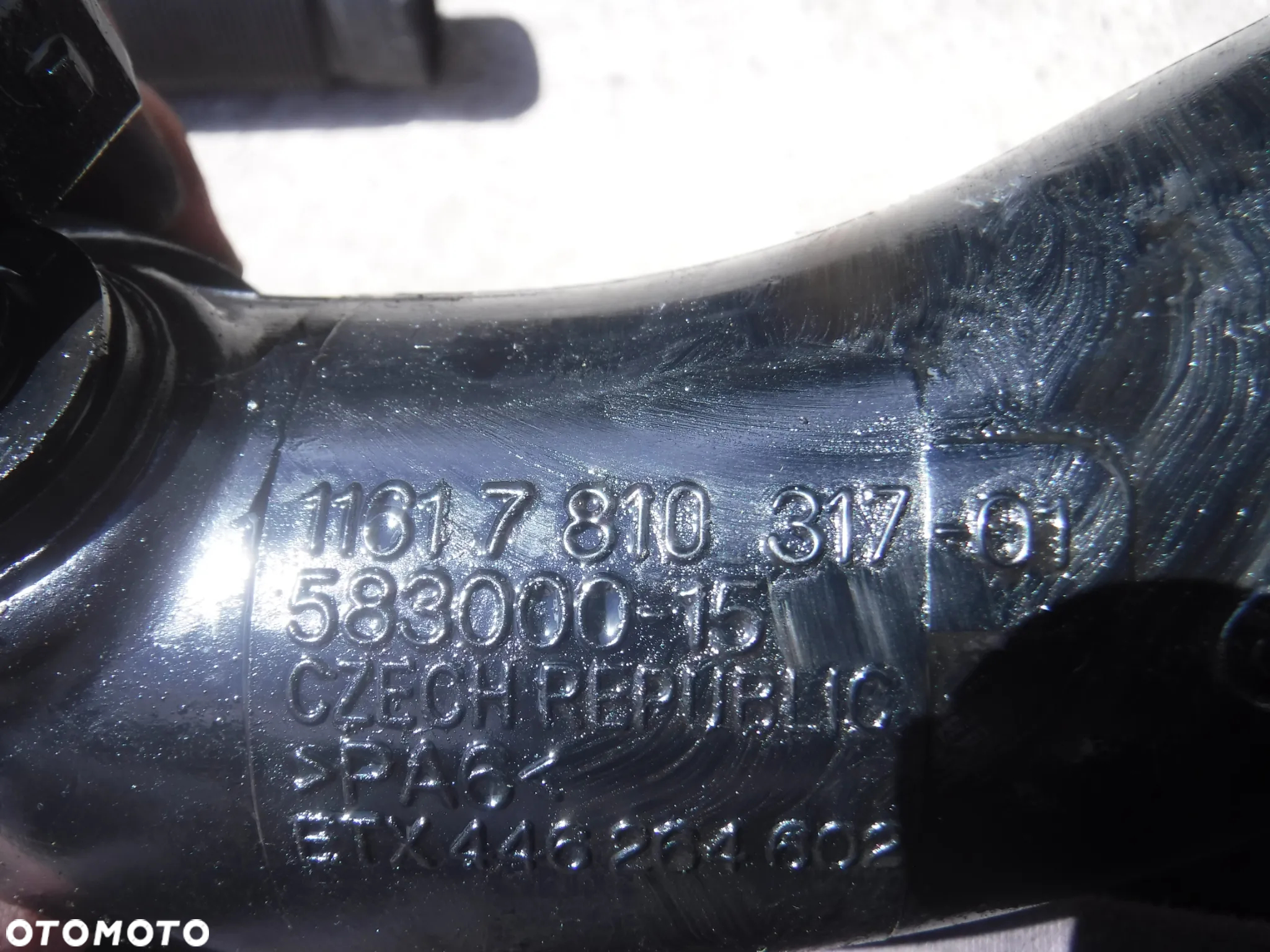 BMW X5 E70 X6 E71  3.0 SD 286 ps rura przewod powietrza intercoolera turbiny waz 7810317 - 2