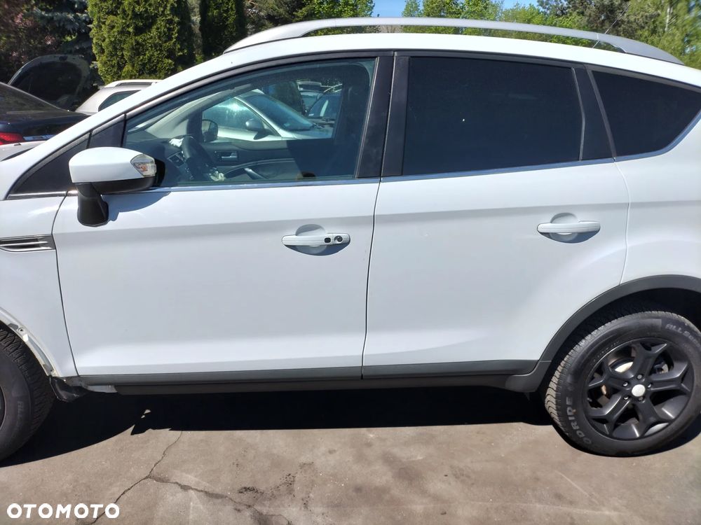 DRZWI PRAWE LEWE PRZÓD FORD KUGA I 2.0 TDCI 163KM  4X4 AUTOMAT KOD LAK. 58 FROZEN WHITE - 7