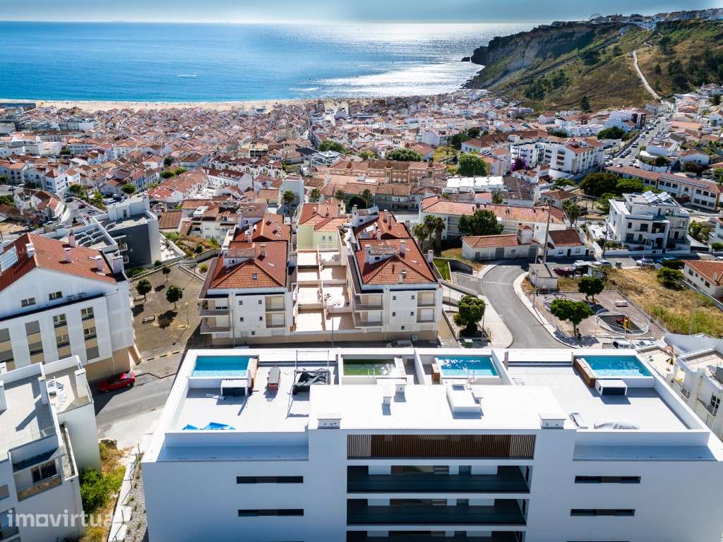 Apartamento T3 com vista mar, garagem fechada e piscina na Nazaré (... - Grande imagem: 4/30