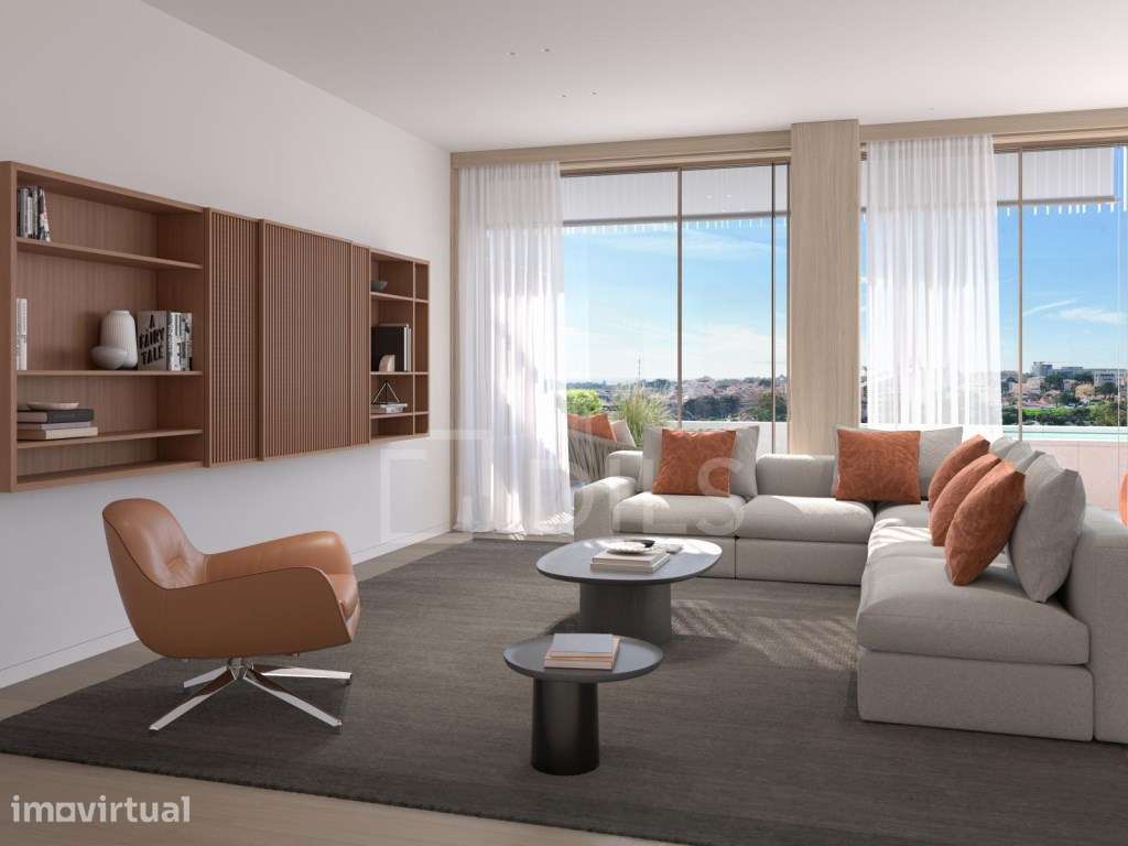Apartamento T3 com terraço, piscina privada e estacionamento em Cas... - Grande imagem: 5/64