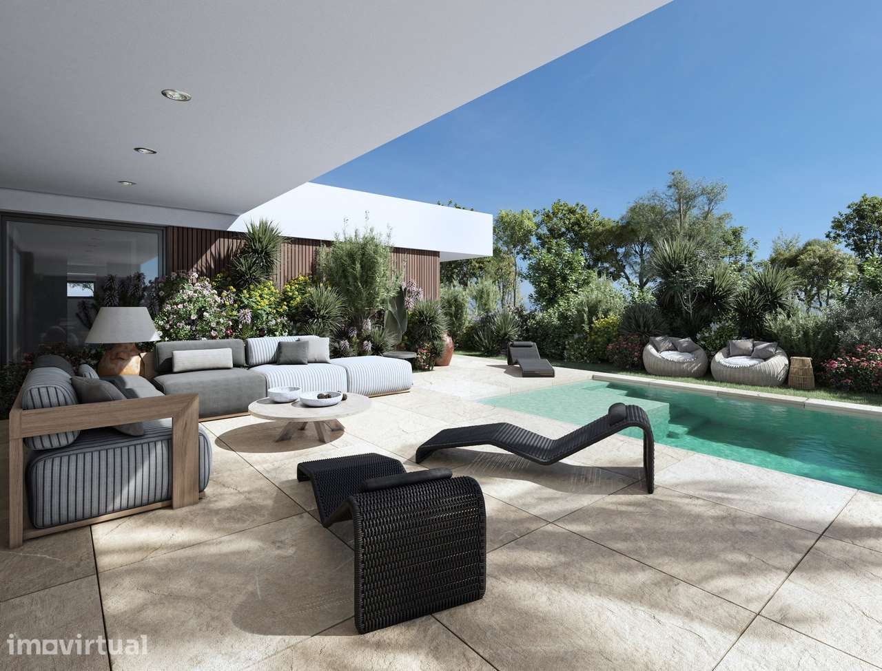 MORADIA T3 DE LUXO CHAVE NA MÃO COM PISCINA E GARAGEM ENTRE PORTIMÃO E - Grande imagem: 3/11