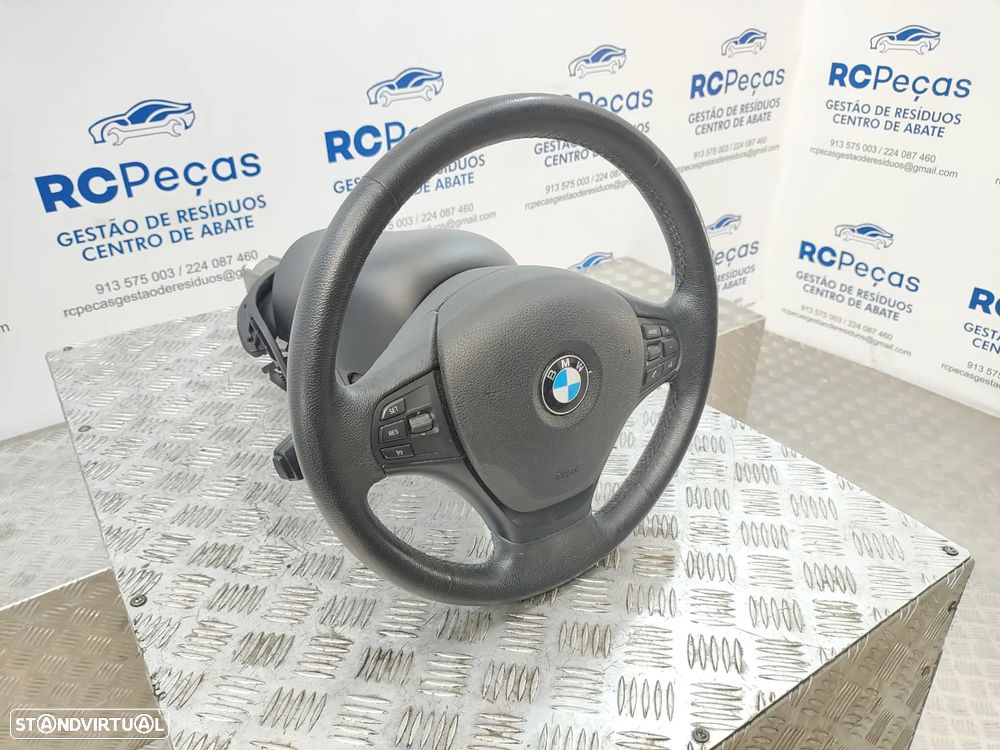 Volante Multifunções Comandos Original BMW Serie 1 2 3 4 Pele - 6
