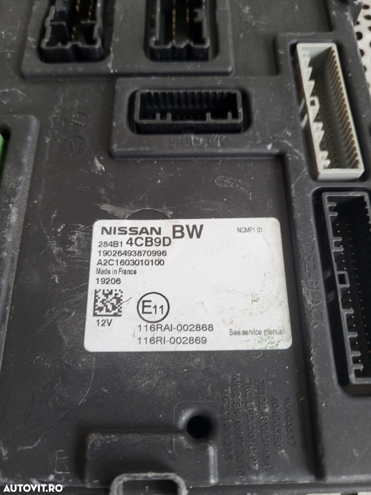 Modul Calculator Confort BCM BSI Nissan Qashqai J11 An 2013-2014-2015-2016-2017-2018-2019-2020 Cod 284B1-4CB9D Vandut De Firma Cu Garantie Dezmembrez Nissan Qashqai J11 - 4
